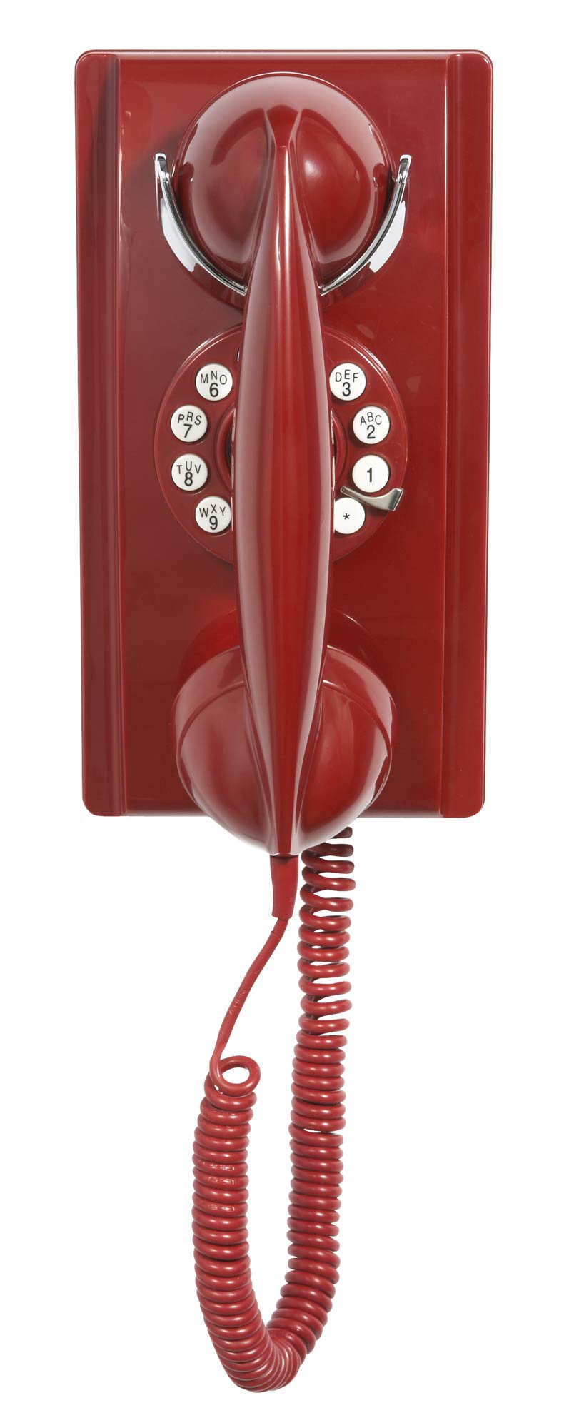 Crosley 302 Red Wall Phone (Cr55 Re)